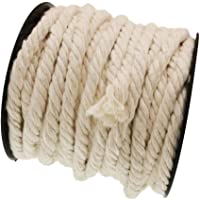 IPOTCH 1 Rollo Cordón de Algodón Puro Cuerda DIY para Manualidades Artesanía de Macramé - 15m